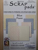 Bitty Scrap pads 40-1078 Blue Posie OP=OP